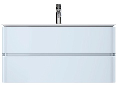 Am.Pm Тумба под раковину  Sensation 100 светло-голубой, глянцевая